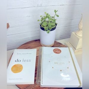 “Do Less” Self Dated Journal & Book Bundle. Journal for Time & Energy Management